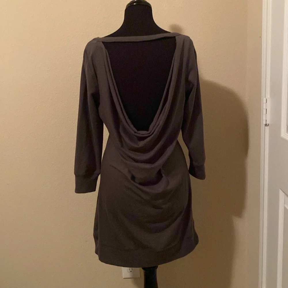 |•VICTORIA’S SECRET•| Open Back Sweater Dress Gray Medium
